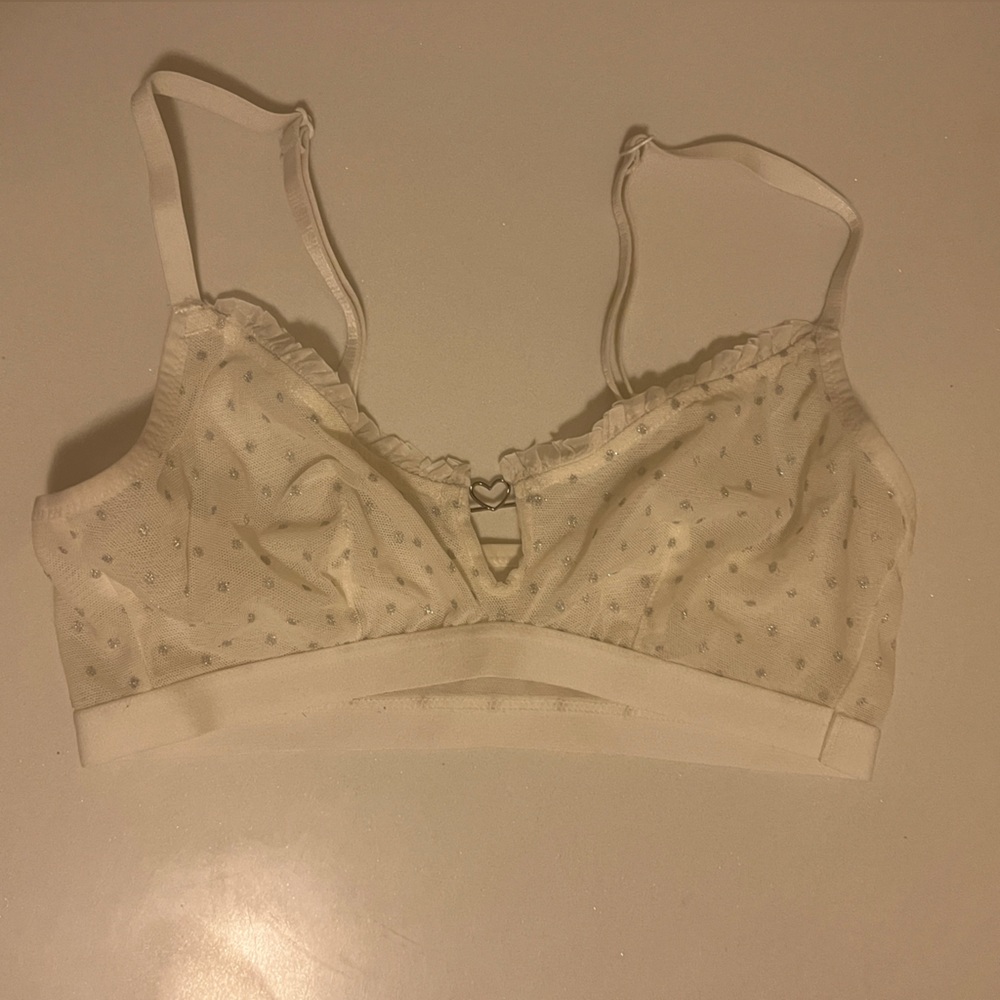 Mesh Polka Dot Bralette